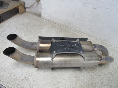 17 POLARIS RZR XP 4 TURBO 1000 MBRP POWER TECH 4 MUFFLER EXHAUST CANS  #9696