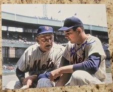 Ed Kranepool Signed Autographed 8x10 Photo New York Mets Autographed - With COA