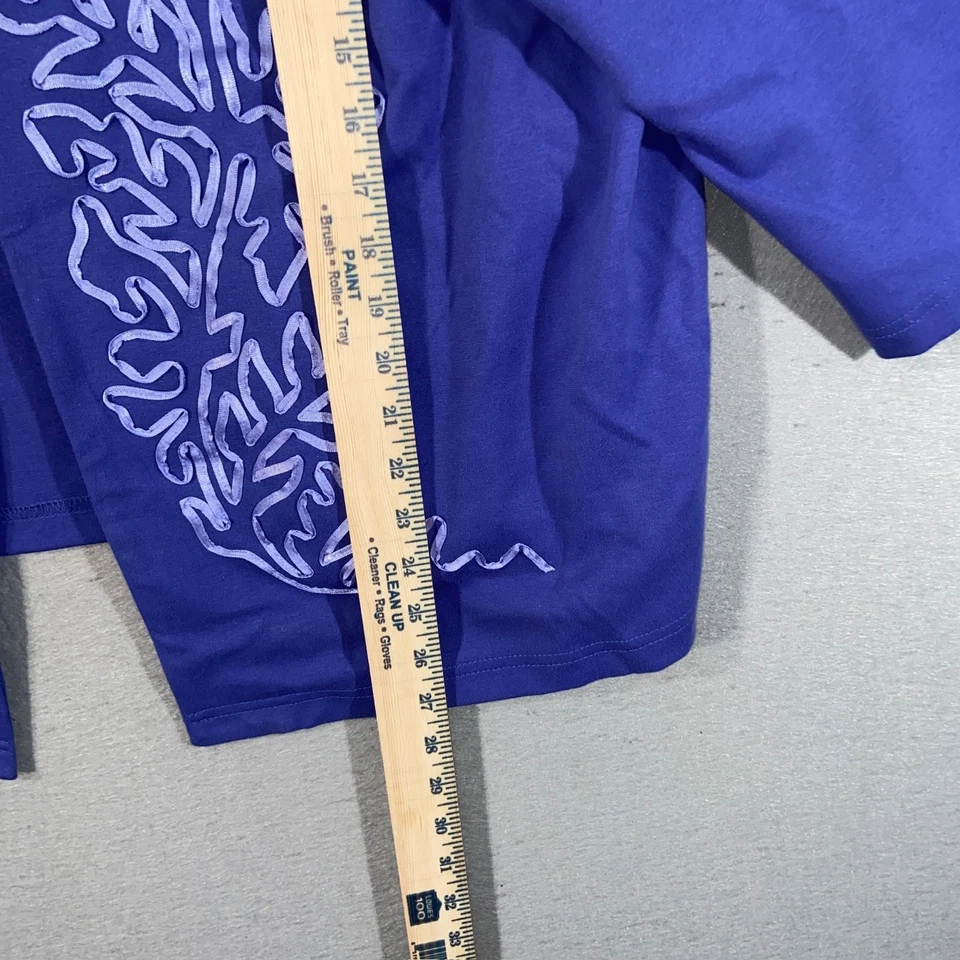 Chaqueta Bob Mackie Usable Art Mujer 2X Púrpura Satinado Cordón Bordado Foto 4 de 4