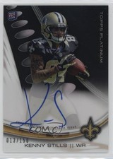 2013 Topps Platinum Rookie Refractors Black /150 Kenny Stills #A-KS Auto g2u