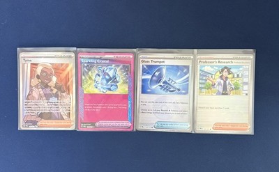 Prismatic Bulk Lot-101 Unique Cards-1 Full Art Trainer, 2 Poke Balls,22 Holo/Rev