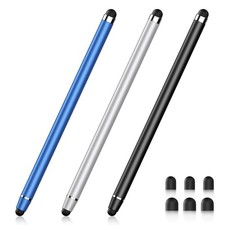Stylus Pen for Touchscreen,2 in 1 High Precision and Silver/Blue/Black