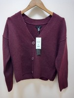 BNWT Ladies BURGANDY NEW LOOK CARDIGAN SIZE M RRP 19.99- CG B73