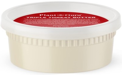 Plant Guru Triple Threat Body Butter 8 oz. - Blend 8 Ounce (Pack of 1), White 