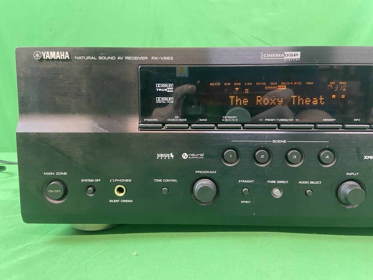 Yamaha RX-V663 AVアンプ シルバー 値下げしました！ Yamaha RX-V663 