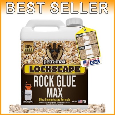 Max Rock Glue for Landscaping, 1 Gal