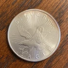 1 oz .999 Ounce Silver Coin– Sunshine Mint – Sunburst Design - Toning