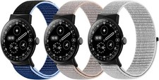 3 Pack Nylon Strap Compatible with Google Pixel Watch 4 41mm Sport Loop
