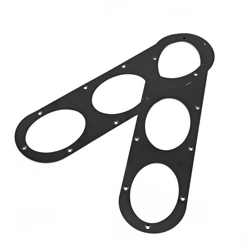 Car 2Pcs Universal Aluminium Alloy Rear Bumper Race Air Diversion Diffuser Panel - Picture 2 of 12