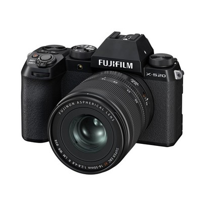 FUJIFILM X-S20 schwarz mit  XF 2,8-4,8 / 16-50 mm R LM OIS EU CD