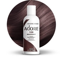 Adore Semi Permanent Hair Color 106 4 Fl Oz Pack of 1 , 106 Mahogany