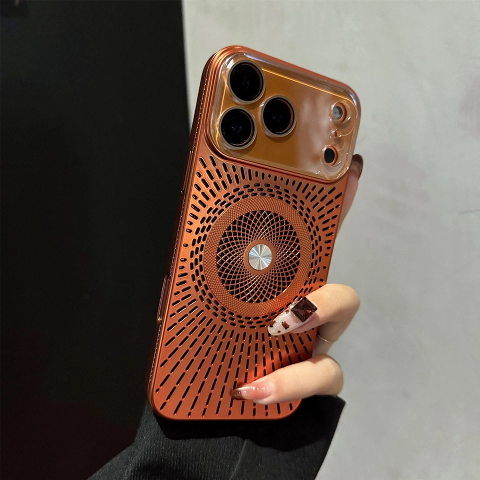 Cubierta magnética radiante de calor para iPhone 17 Air 17 Pro Max 16 15 14 13 12 Foto 2 de 4