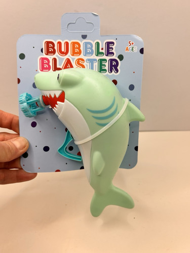 Bubble Blaster Shark Blasts Small Bubble Toy Easter Birthday Gift Party