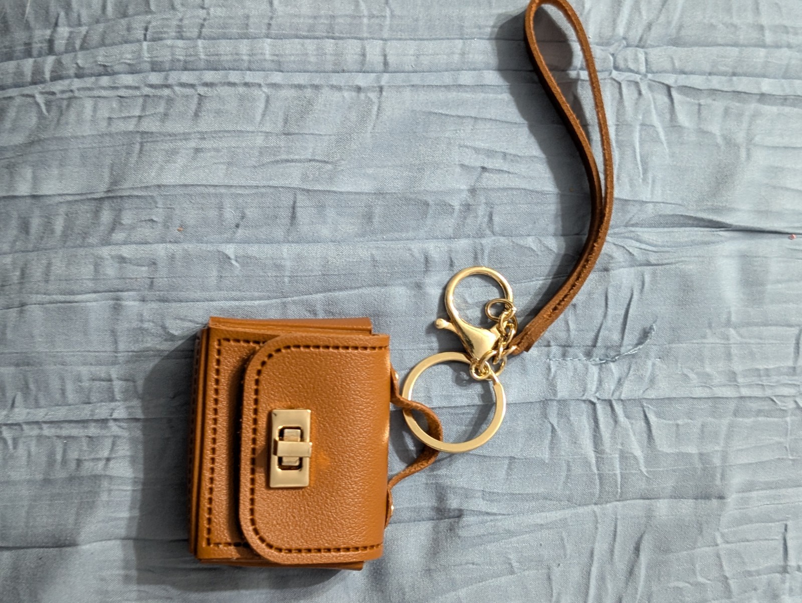 Cute Brown Bag Charm for Small Items