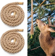 6 Feet Hemp Scrape Ropes Scent Ropes for Deer Hunting Mock Scrape System Rigid