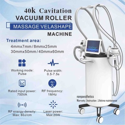 4 in 1 Vela Body Shape Machine Vacuum Roller RF Face Lift Body Slimming Massage