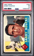 1960 Topps Sandy Koufax #343 PSA 1.5