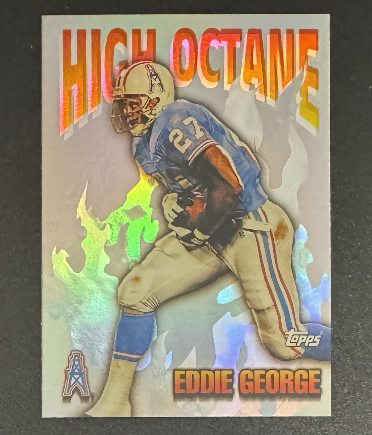Eddie George 1997 Topps High Octane #HO-9 - Houston Oilers 