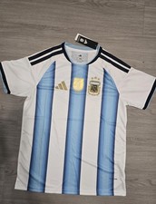 Argentina 2026 Fan Version Soccer Jersey Ships Same Day SIZE L-XL