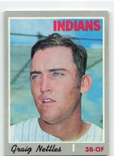 1970 Topps #491 Graig Nettles - Cleveland Indians EX-EXMINT