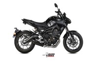 Mivv Suono Komplett-Auspuff Inox Schwarz FüR Yamaha MT-09/FZ-09 2013-20