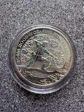 Royal Mint 2021 Myths & Legends Robin Hood 1oz .999 Silver Bullion Coin