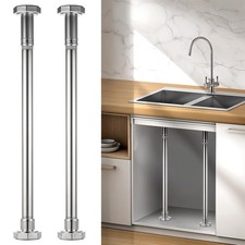 2 Pcs Undermount Sink Brackets Adjustable, 19.7"-31.5" Stainless Steel Sink D