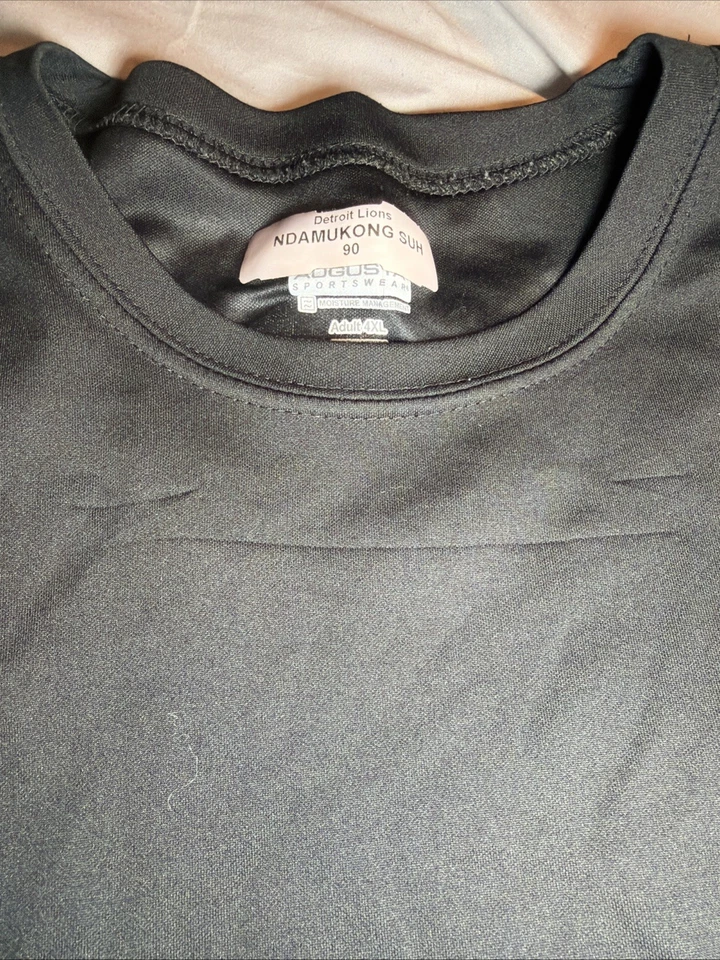 Camiseta RARA Emitida por el Jugador de los Detroit Lions Ndamukong Suh 4XL Ropa Oficial del Equipo  Foto 3 de 4