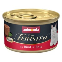 Animonda Cat Vom Feinsten Adult Mousse Rind & Ente 85G (Menge: 12 Je Bestelleinh