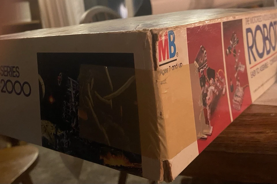 Sistema de construcción modular motorizado Robotix R-2000 1985 vintage con caja completa Foto 4 de 4