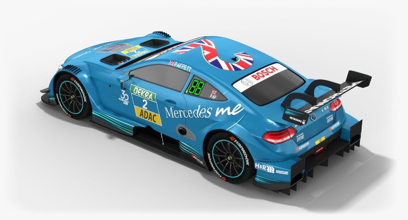 Carrera GO!!! Mercedes-AMG C 63 DTM G. Paffett, #2 1/43 Slot Car
