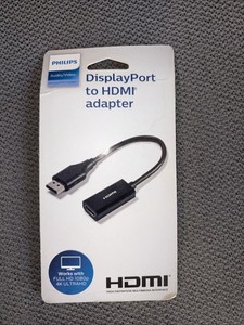 Philips Display Port to HDMI Adapter ~ Black
