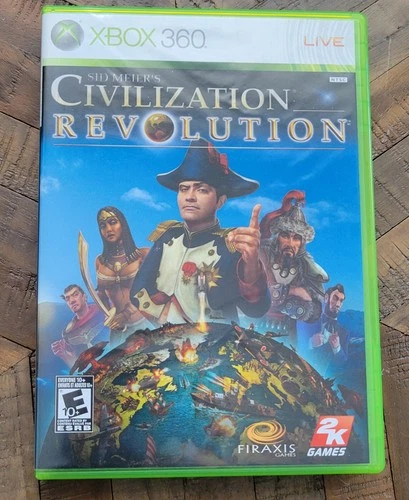 Civilization Revolution (Microsoft Xbox 360, 2008) CIB