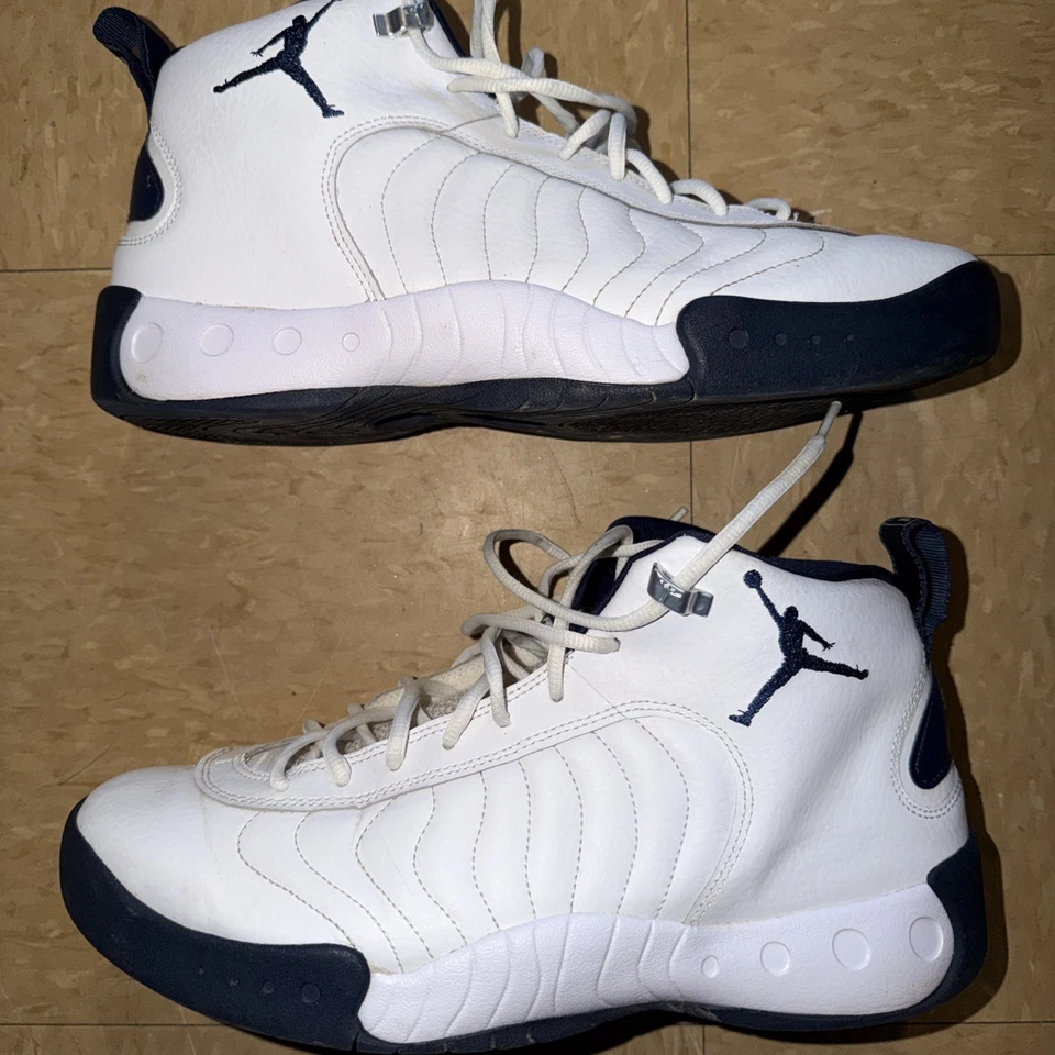 Zapatos para hombre Nike Jumpman Pro blanco/azul marino talla 11.5 2022 estado usado Foto 3 de 4