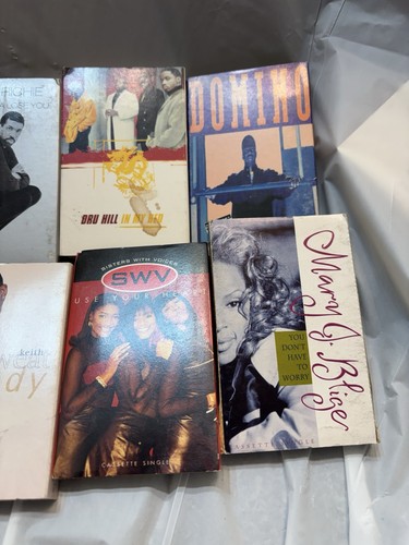 10 R&B Cassette Tapes Lot HIP-HOP 90s Vintage Music Mary J Blige Keith Sweat - Bild 4 von 6