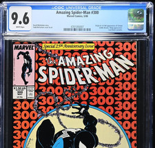 Amazing Spider-Man 300 CGC 9.6 pagine bianche 1° Venom 1988