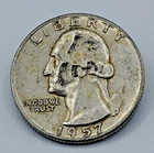 1957-P 90% Silver Washington Quarter US Mint Philadelphia