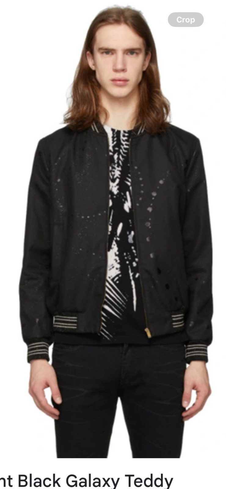 Giacca uomo Saint Laurent Teddy Galaxy. 52 42. 2500€