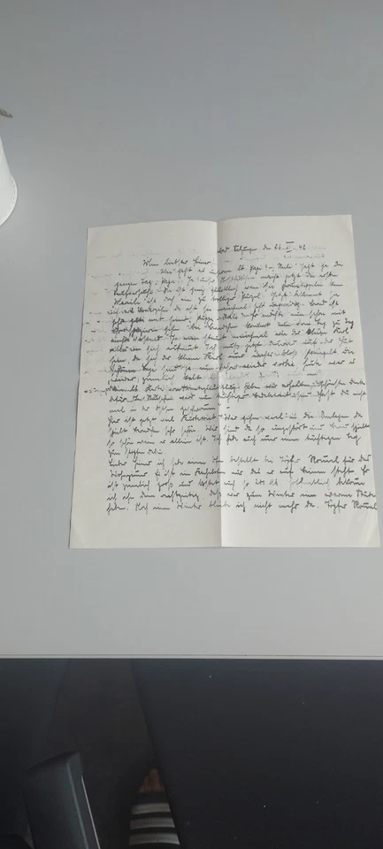 Feldpost Brief Stempel Bad Salzungen 27.06.1942 gelaufen nach Königsberg  - Bild 4 von 4