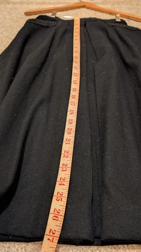 Vintage Leyton Classic - Wool Skirt Side Zip - 1960’s 1970’s Secretary Mod - Picture 7 of 18