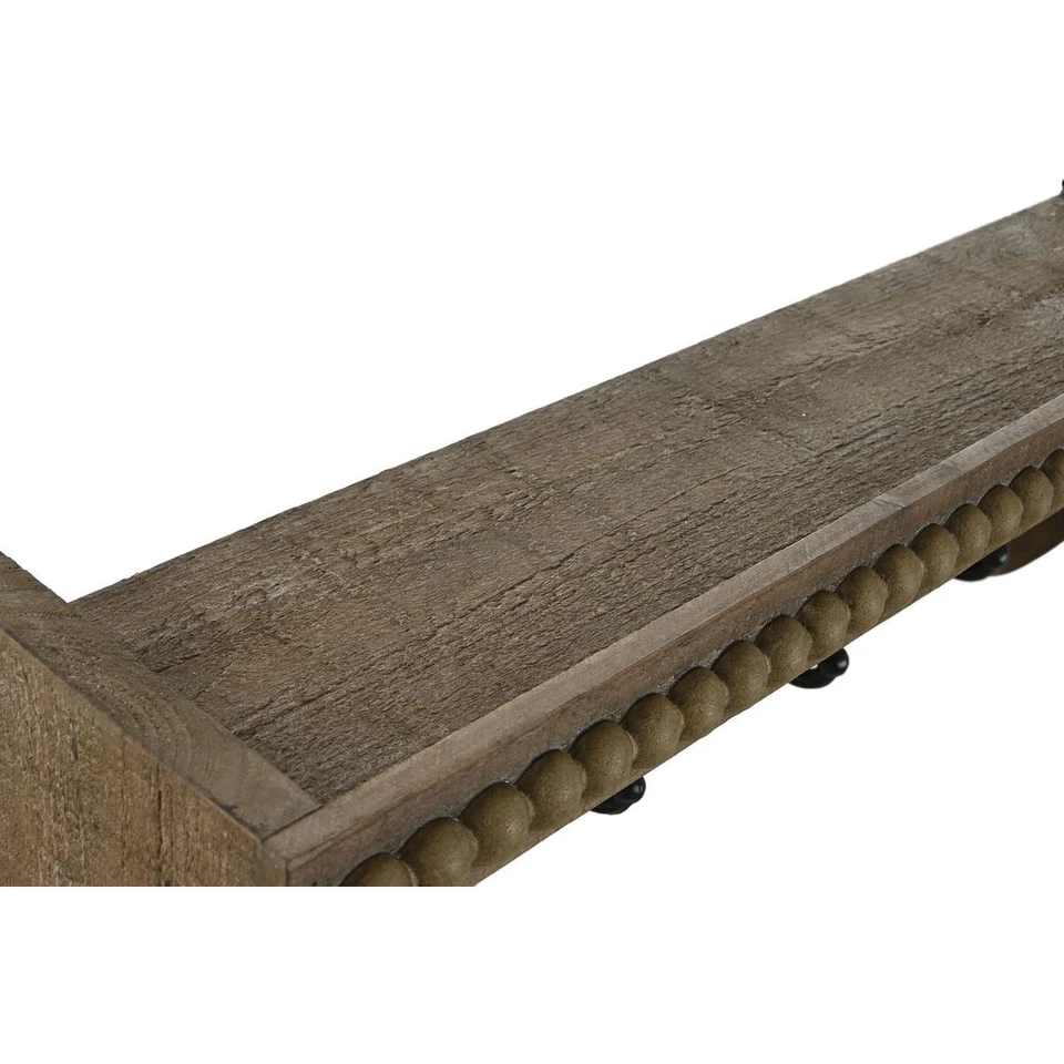 Perchero de Pared Home ESPRIT Marrón Negro Madera Metal 67 x 17 x 27 cm - Imagen 2 de 4