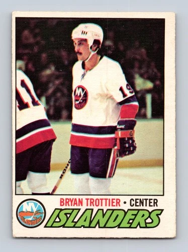 Bryan Trottier 1977-78 O-Pee-Chee OPC New York Islanders #105 **EX-EXMT**