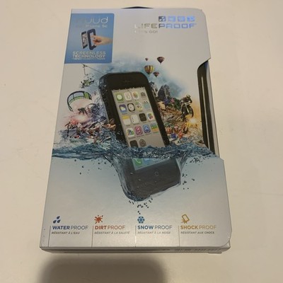 LifeProof Nuud Black Case for IPhone 5c 16GB 32GB Water Dirt Snow and Shockproof