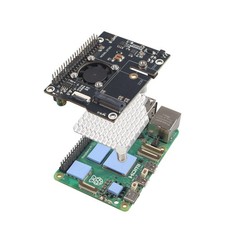 ZP583 PoE HAT PCIe to M.2 Key M NVMe SSD Adapter Board Power Over Ethernet w...