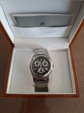 Jacques Richal Chronograph in hochwertiger Holzschatulle