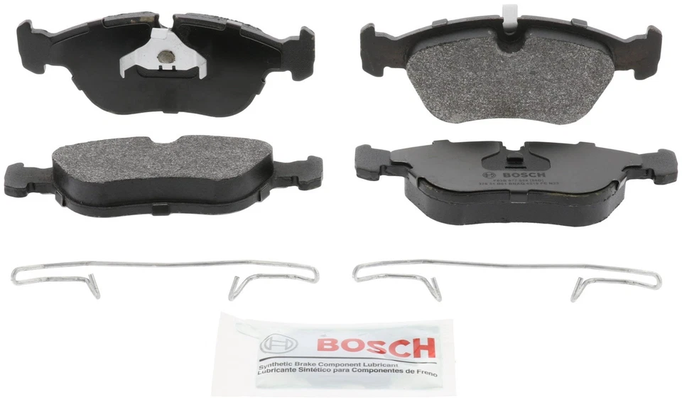 Juego de pastillas de freno de disco delanteras Bosch BP618 1993-2000 Volvo 850 S70 V70 Foto 2 de 4