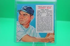 1953 Red Man Tobacco Baseball #18 Johnny Mize VG