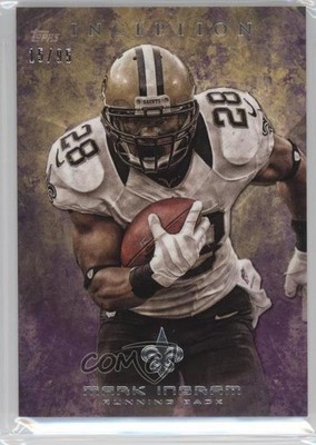 2013 Topps Inception Purple 15/95 Mark Ingram #87 3f7