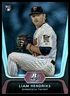 Liam Hendriks 2012 Bowman Platinum #3 Twins MLB READ FREE SHIPPING AutographDen