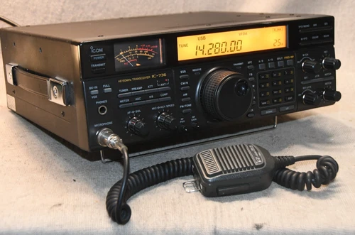 Icom IC-736 HF Transceiver 160-10Mhz Plus 50-54Mhz  Tested